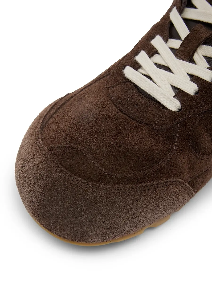 Bottega Veneta Women's Orbit Flash Suede Low-Top Sneakers - Fondant | Thumbnail 5 Bottega Veneta Women's Orbit Flash Suede Low-Top Sneakers - Fondant | Thumbnail 5