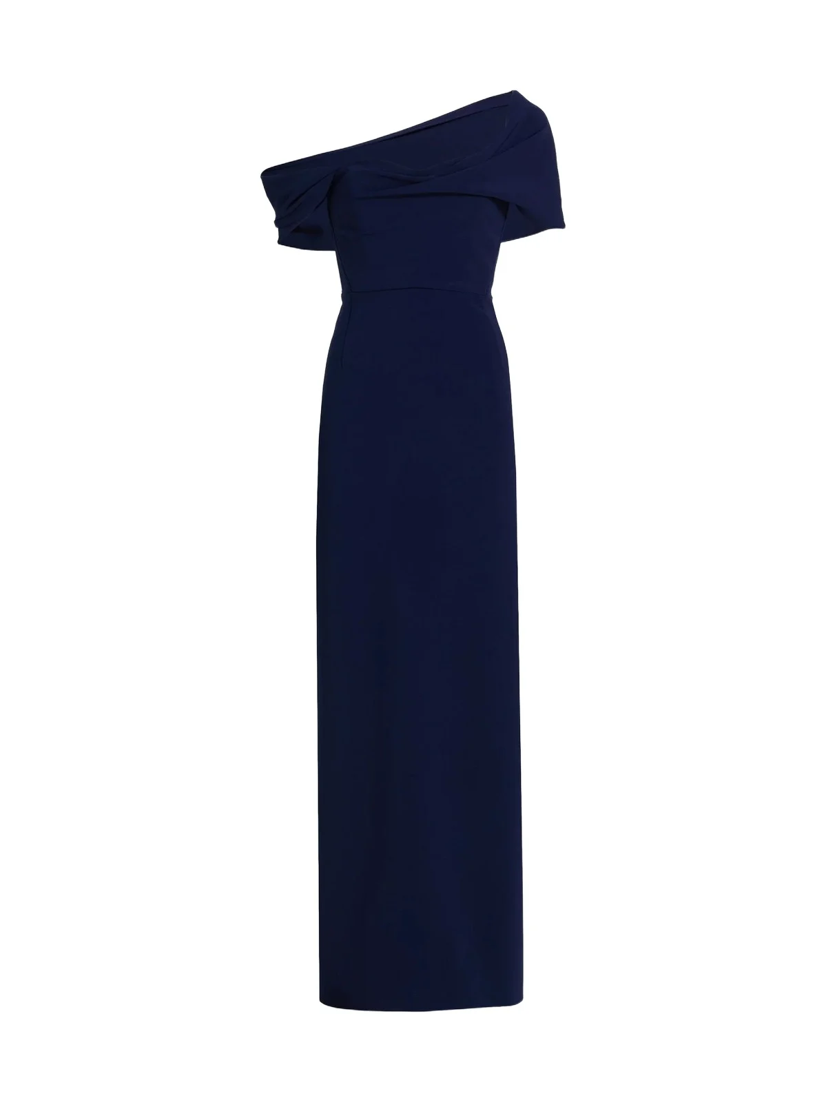 Women's Draped Off-the-Shoulder Column Gown Women's Draped Off-the-Shoulder Column Gown