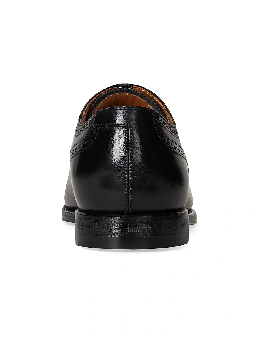 Polo Ralph Lauren Men's Maestra Perforated Leather Oxfords | Thumbnail 3 Polo Ralph Lauren Men's Maestra Perforated Leather Oxfords | Thumbnail 3