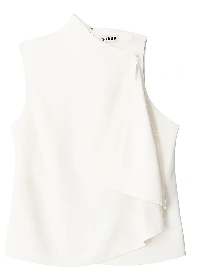 Women's Sierra Draped Stretch-Silk Sleeveless Top Women's Sierra Draped Stretch-Silk Sleeveless Top