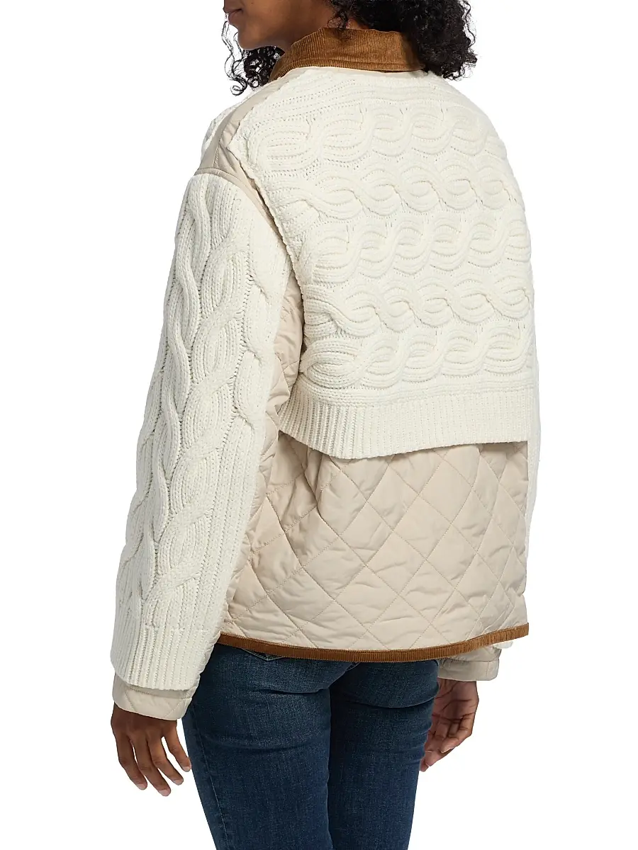 rag & bone Women's Ivy Mixed Media Jacket | Thumbnail 5 rag & bone Women's Ivy Mixed Media Jacket | Thumbnail 5