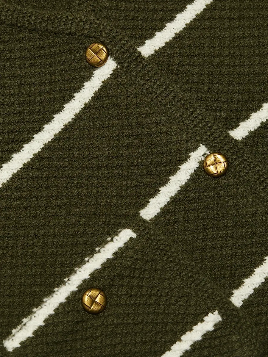 rag & bone Women's Peggy Striped Wool V-Neck Cardigan | Thumbnail 7 rag & bone Women's Peggy Striped Wool V-Neck Cardigan | Thumbnail 7