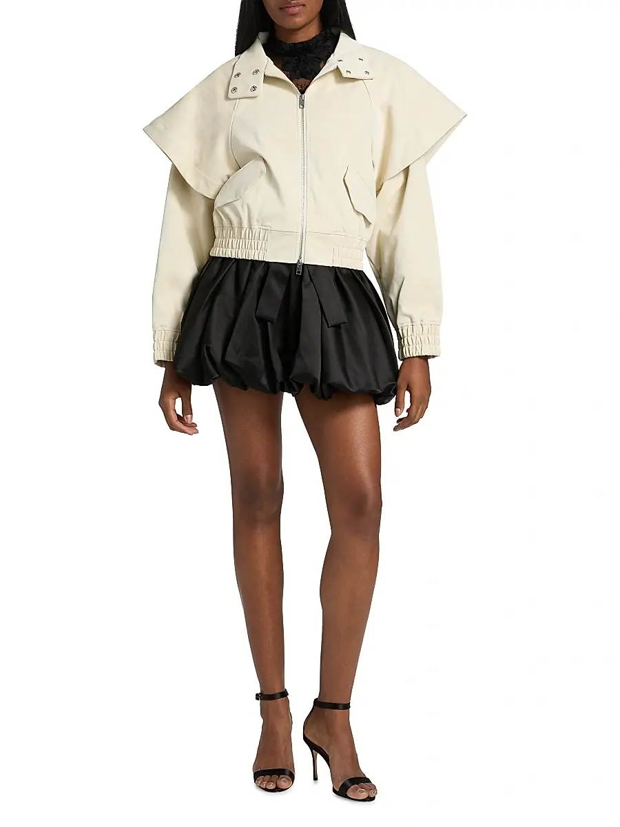Aknvas Women's Fredy Faux-Leather Jacket - Cream | Thumbnail 2 Aknvas Women's Fredy Faux-Leather Jacket - Cream | Thumbnail 2