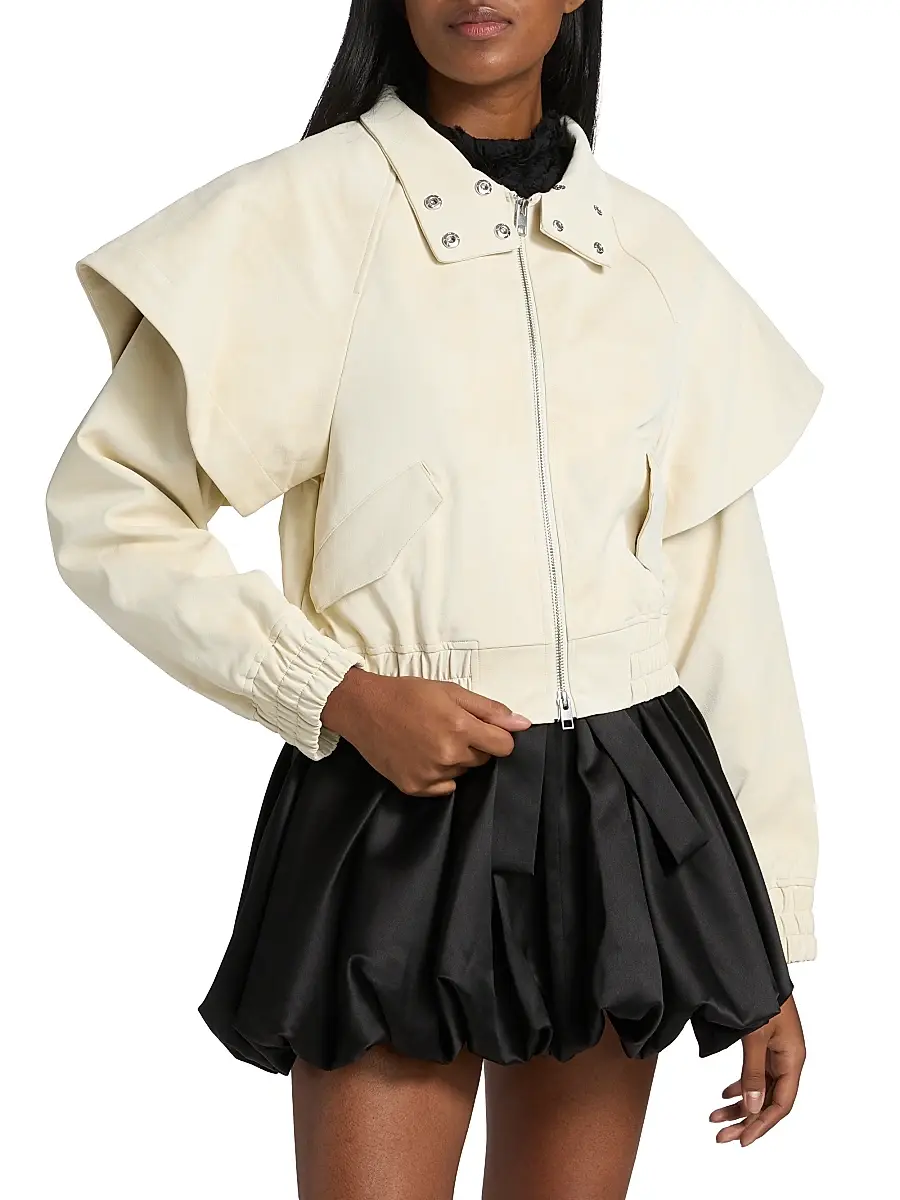 Aknvas Women's Fredy Faux-Leather Jacket - Cream | Thumbnail 3 Aknvas Women's Fredy Faux-Leather Jacket - Cream | Thumbnail 3