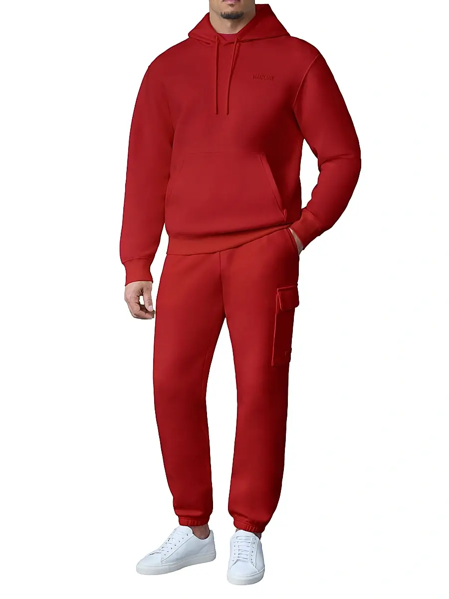 Mackage Men's Kolton Logo Cotton-Blend Hoodie | Thumbnail 2 Mackage Men's Kolton Logo Cotton-Blend Hoodie | Thumbnail 2