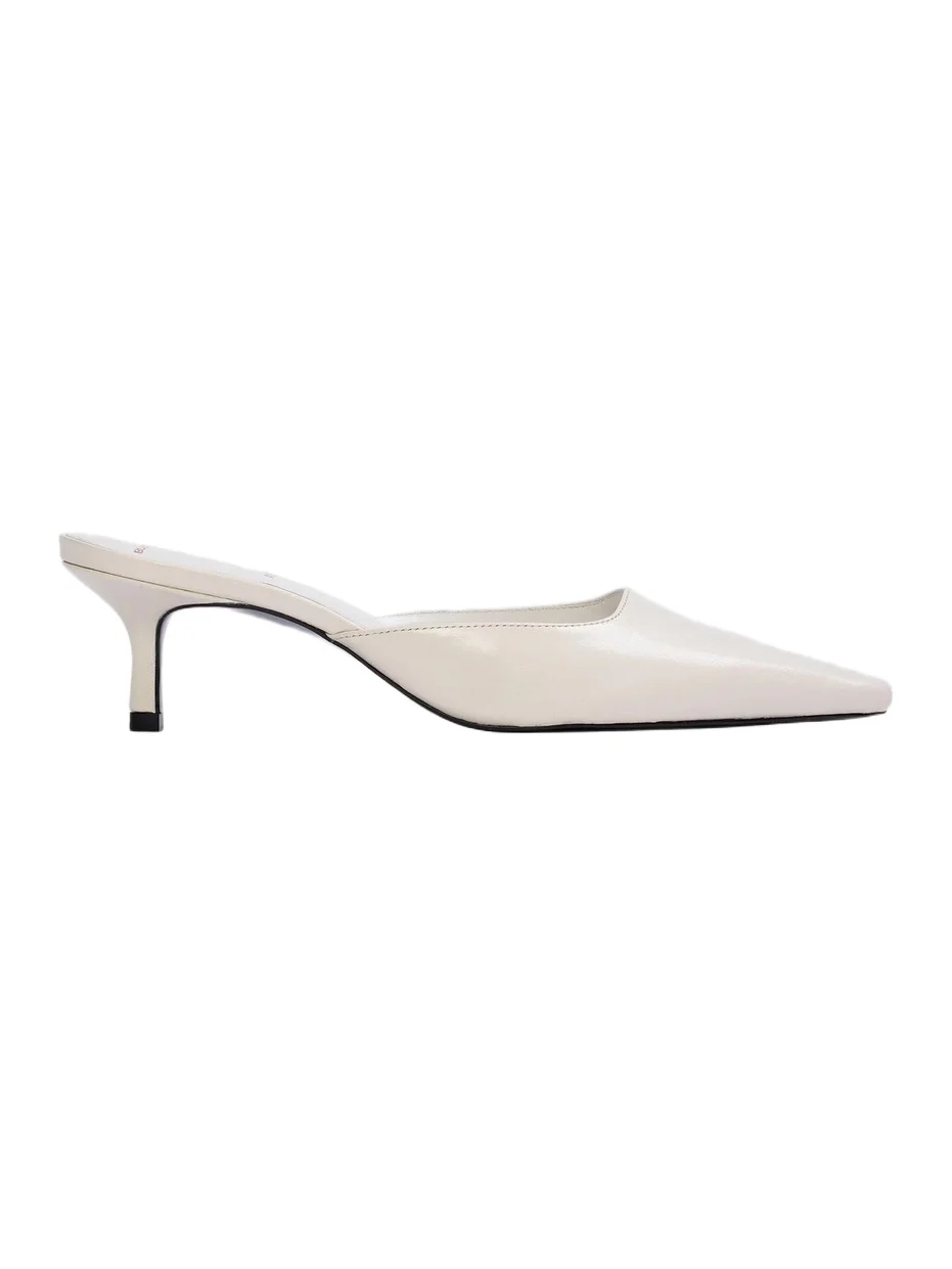 Black Suede Studio Women's Riley 50MM Leather Mules