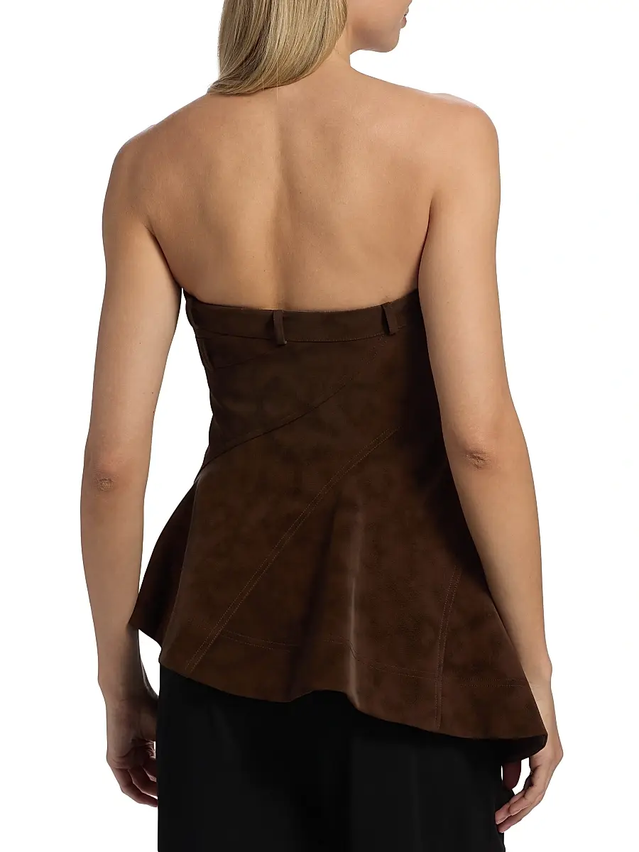Amur Women's Augusta Bustier Peplum Top | Thumbnail 5 Amur Women's Augusta Bustier Peplum Top | Thumbnail 5