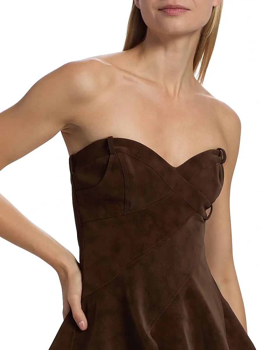 Amur Women's Augusta Bustier Peplum Top | Thumbnail 6 Amur Women's Augusta Bustier Peplum Top | Thumbnail 6