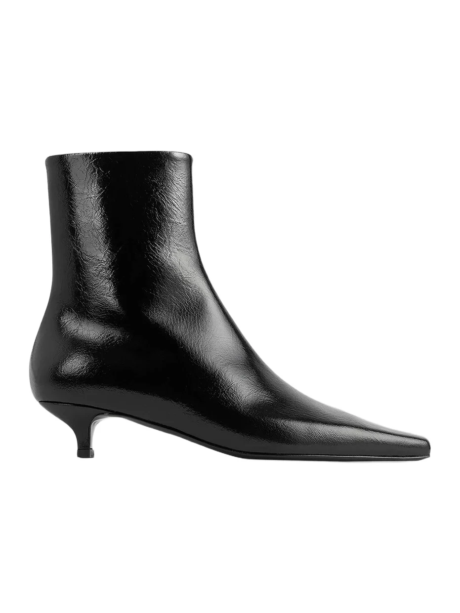 Women's Slim Glossy Leather Ankle Boots Women's Slim Glossy Leather Ankle Boots