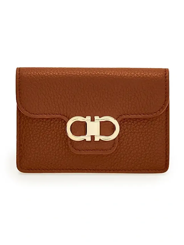 Ferragamo Women's Gancini Leather Key Holder