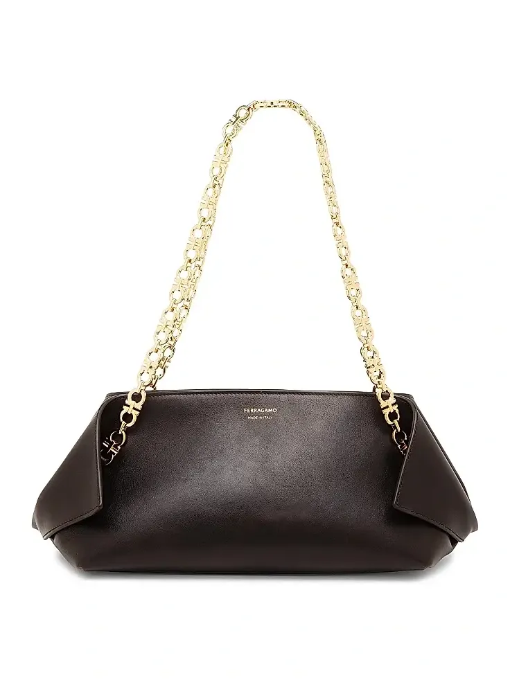 Women's Extra-Small Scarf Leather Shoulder Bag