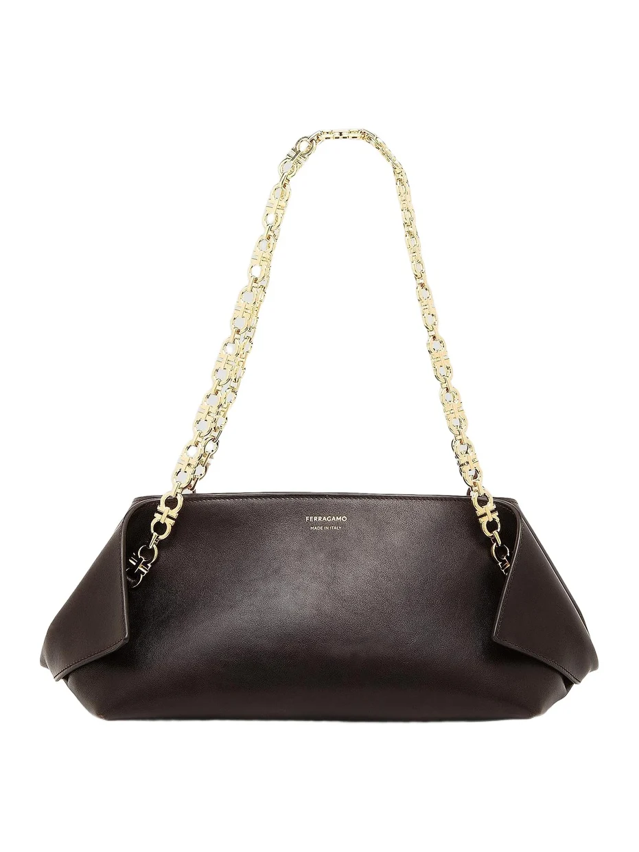 Women's Extra-Small Scarf Leather Shoulder Bag