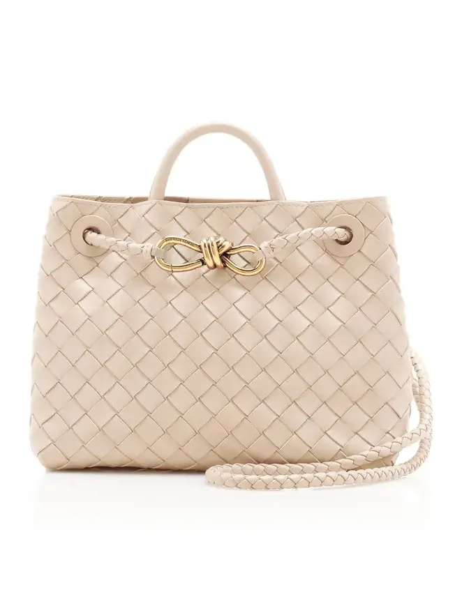 Small Andiamo Intrecciato Leather Bag