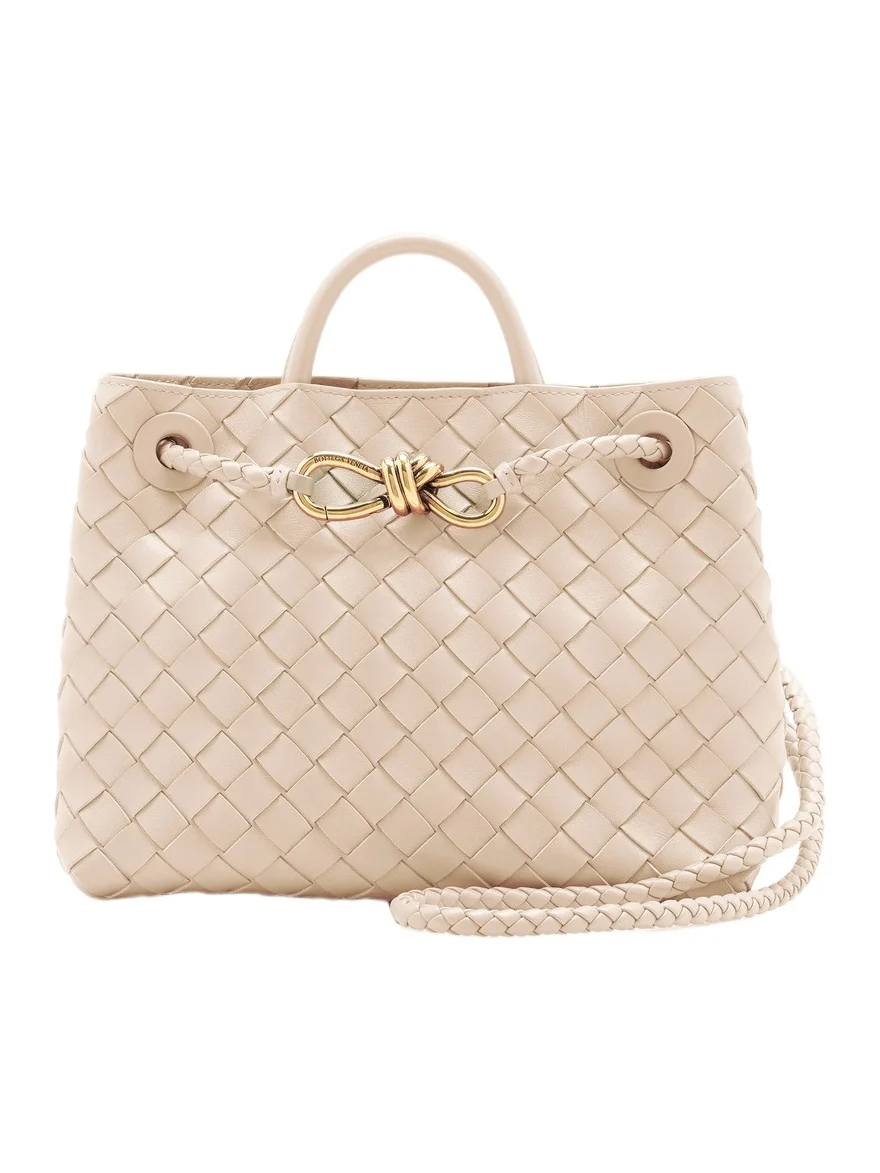Small Andiamo Intrecciato Leather Bag Small Andiamo Intrecciato Leather Bag