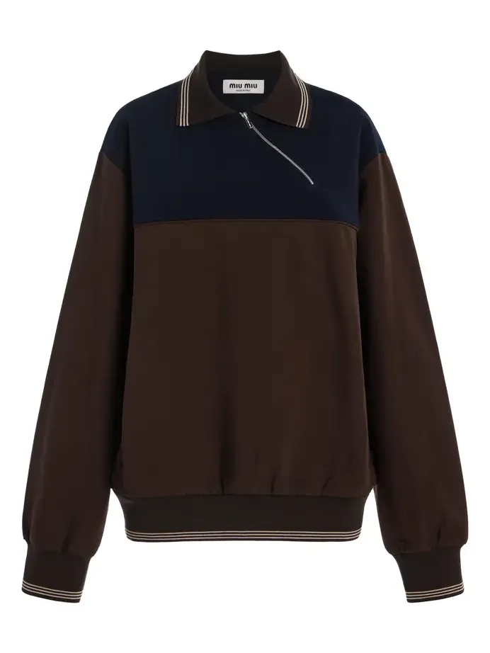 Miu Miu Oversized Knit Sweatshirt