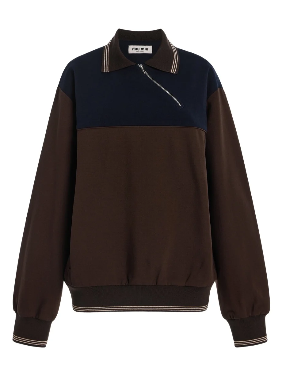 Oversized Knit Sweatshirt Oversized Knit Sweatshirt