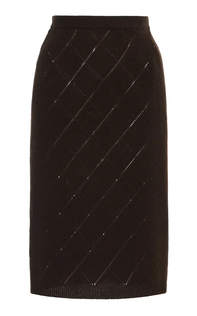 Prada Cashmere Midi Skirt | Thumbnail 6 Prada Cashmere Midi Skirt | Thumbnail 6