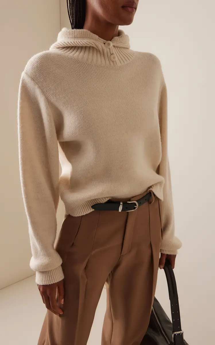 Lemaire Hooded Knit Sweater | Thumbnail 2 Lemaire Hooded Knit Sweater | Thumbnail 2