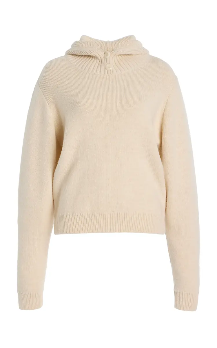 Lemaire Hooded Knit Sweater | Thumbnail 6 Lemaire Hooded Knit Sweater | Thumbnail 6