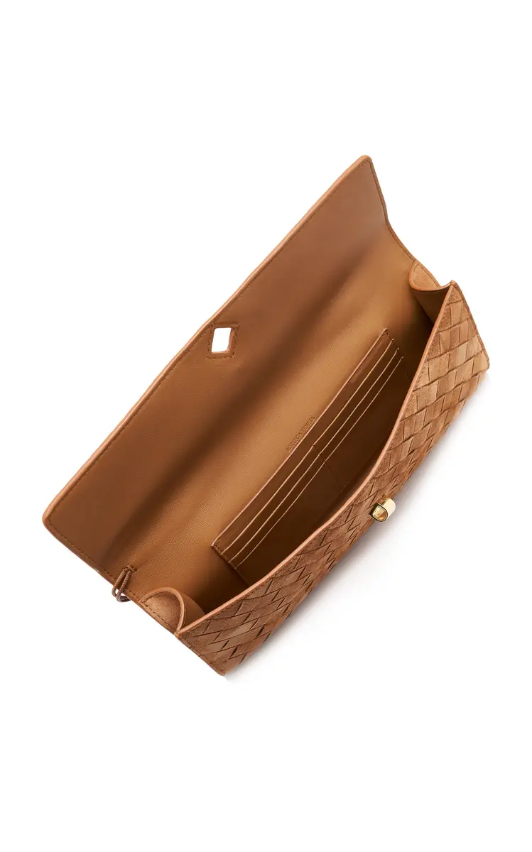 Bottega Veneta Andiamo Intrecciato Suede Clutch | Thumbnail 9 Bottega Veneta Andiamo Intrecciato Suede Clutch | Thumbnail 9
