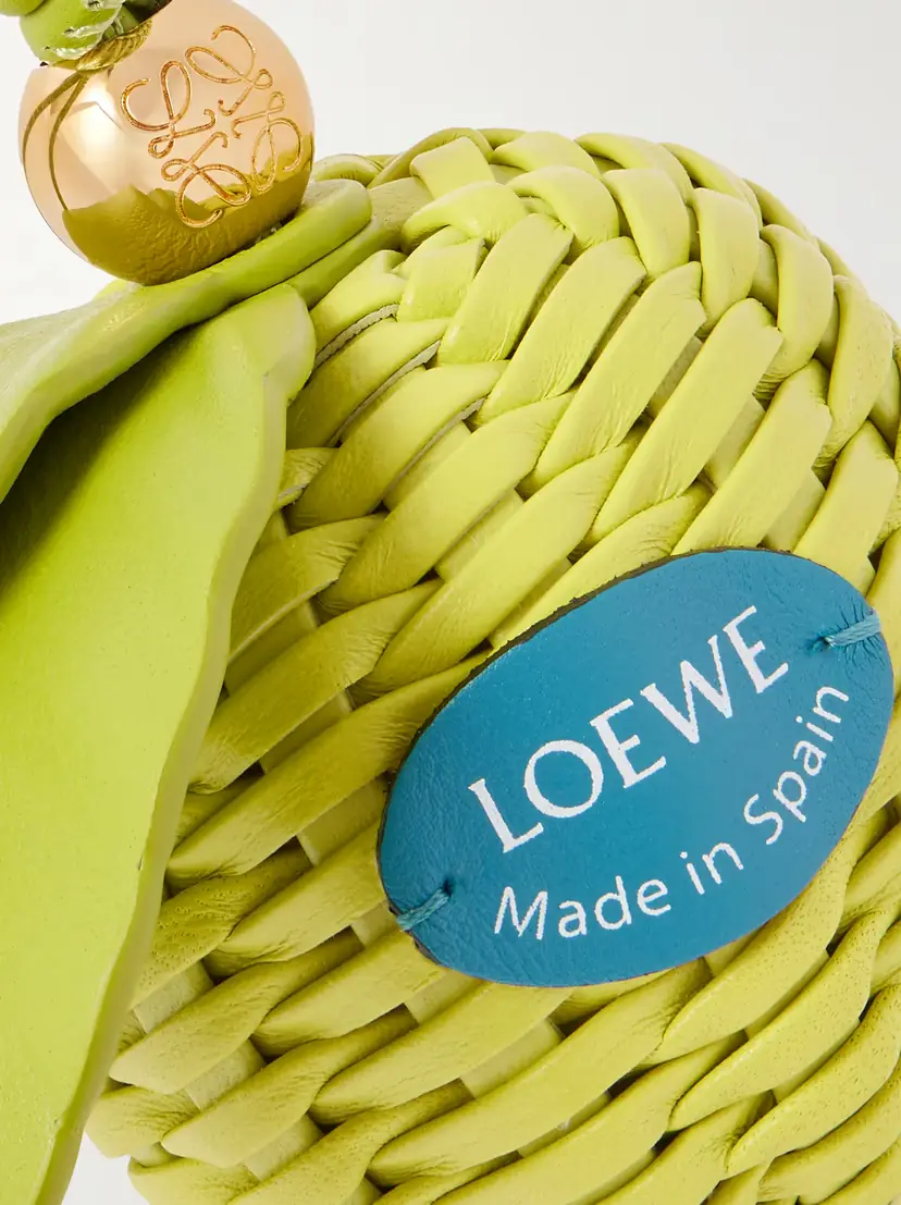 Loewe Granny Apple Leather And Gold-tone Bag Charm | Thumbnail 4