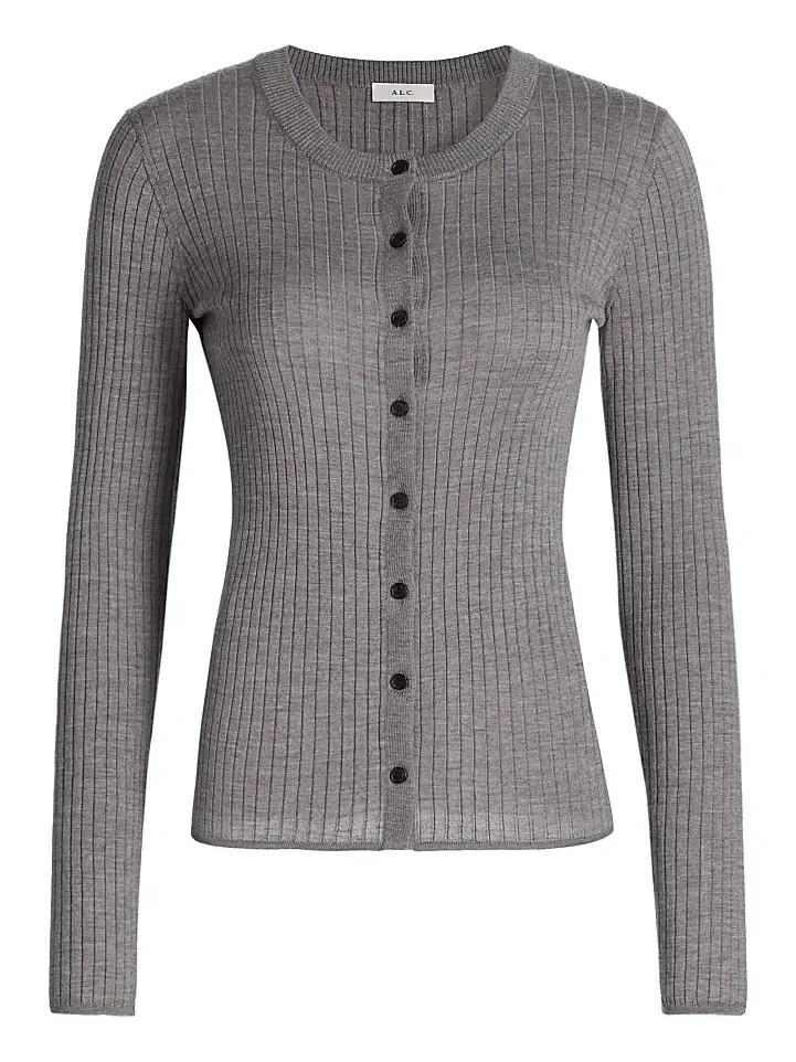 A. L.C. Women's Fisher Wool Cardigan