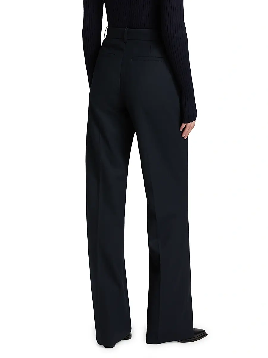 A.L.C. A. L.C. Women's Hirsh Wool Straight-Leg Pants | Thumbnail 5