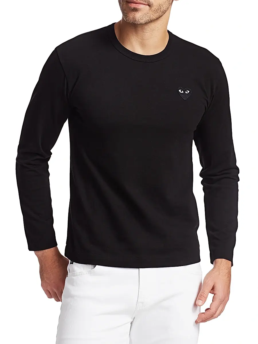 Comme des Garçons PLAY Men Graphic Heart Long-Sleeve Tee | Thumbnail 3