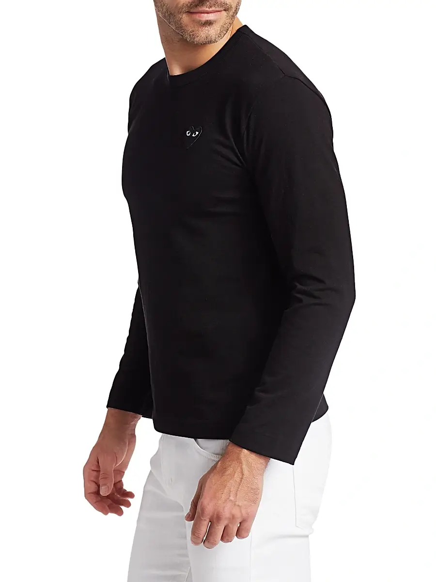 Comme des Garçons PLAY Men Graphic Heart Long-Sleeve Tee | Thumbnail 4