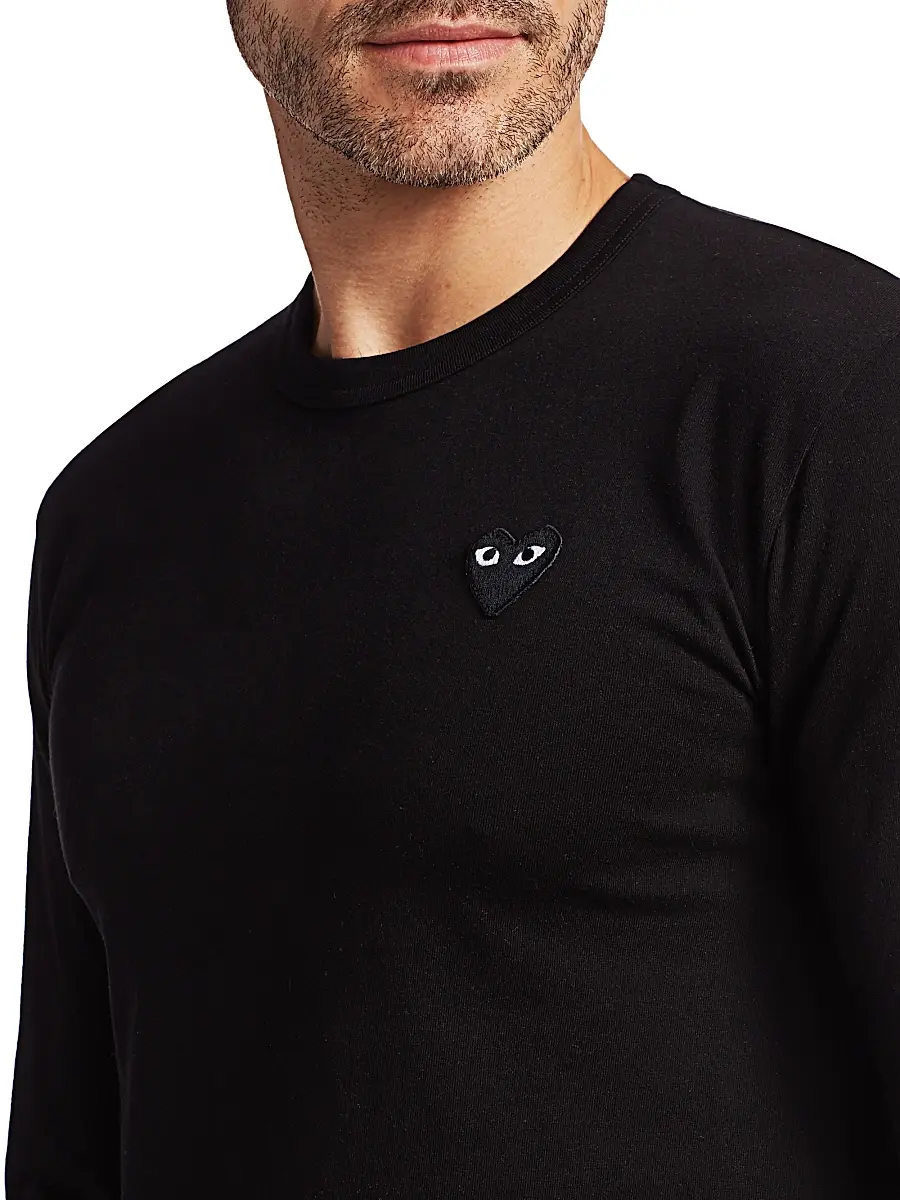 Comme des Garçons PLAY Men Graphic Heart Long-Sleeve Tee | Thumbnail 6