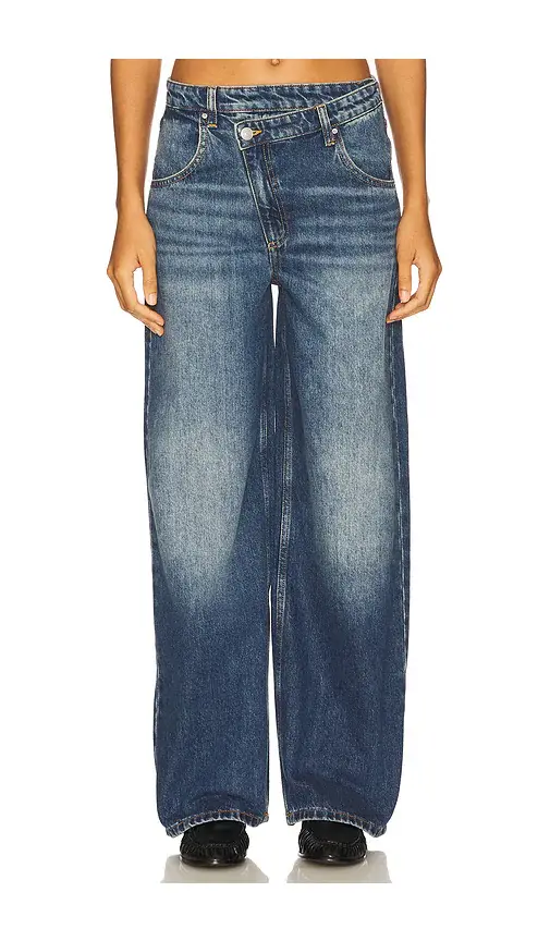 Seventy + Mochi Seventy + Mochi Cross Over Lia Wide Leg Jeans | Image 1 Seventy + Mochi Seventy + Mochi Cross Over Lia Wide Leg Jeans | Image 1