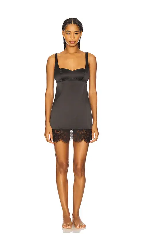 Hanky Panky x Lexi Wood Cindy Mini Slip Dress | Image 1 Hanky Panky x Lexi Wood Cindy Mini Slip Dress | Image 1