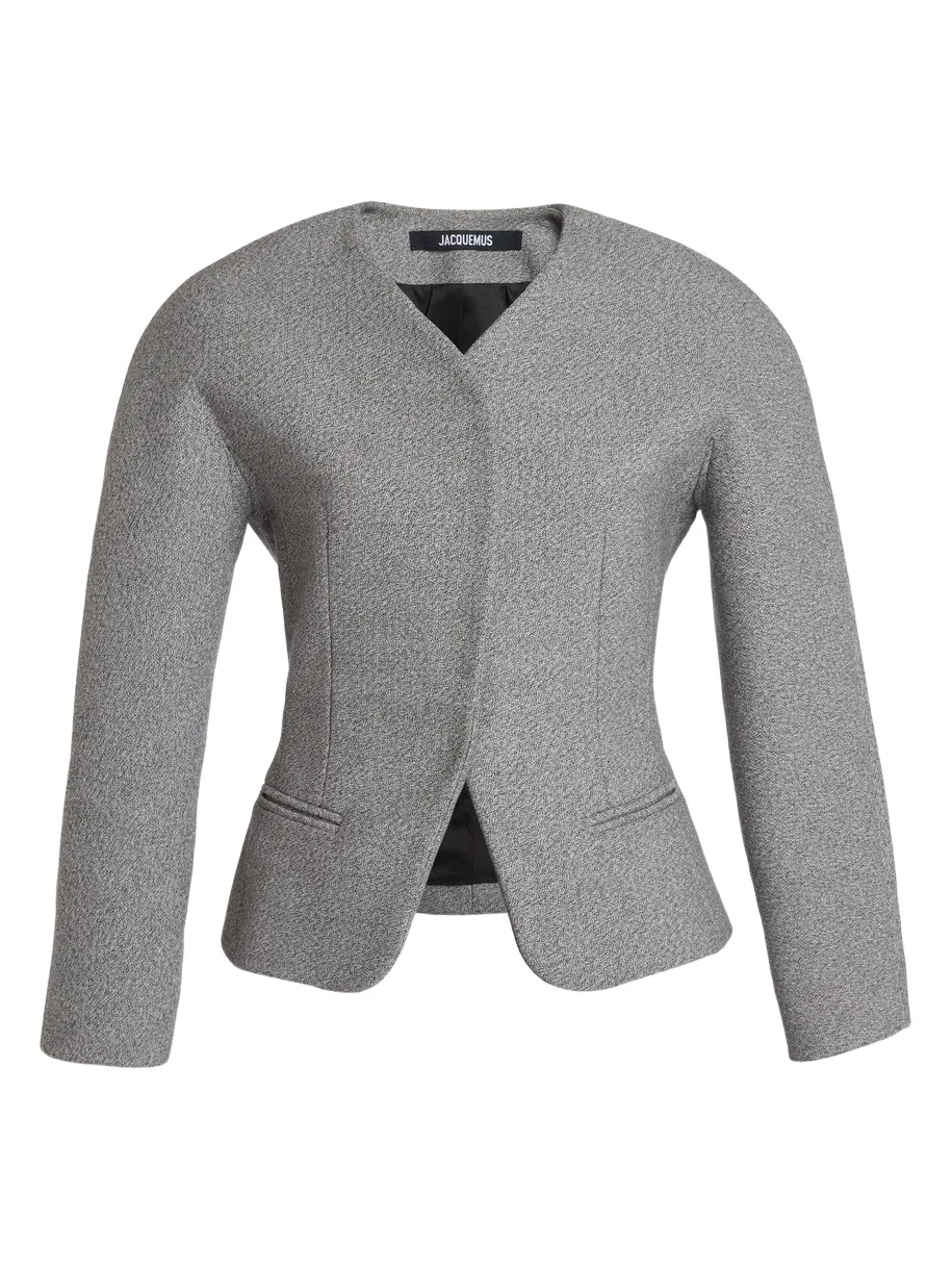 Jacquemus Ovalo Crepe Petite Jacket
