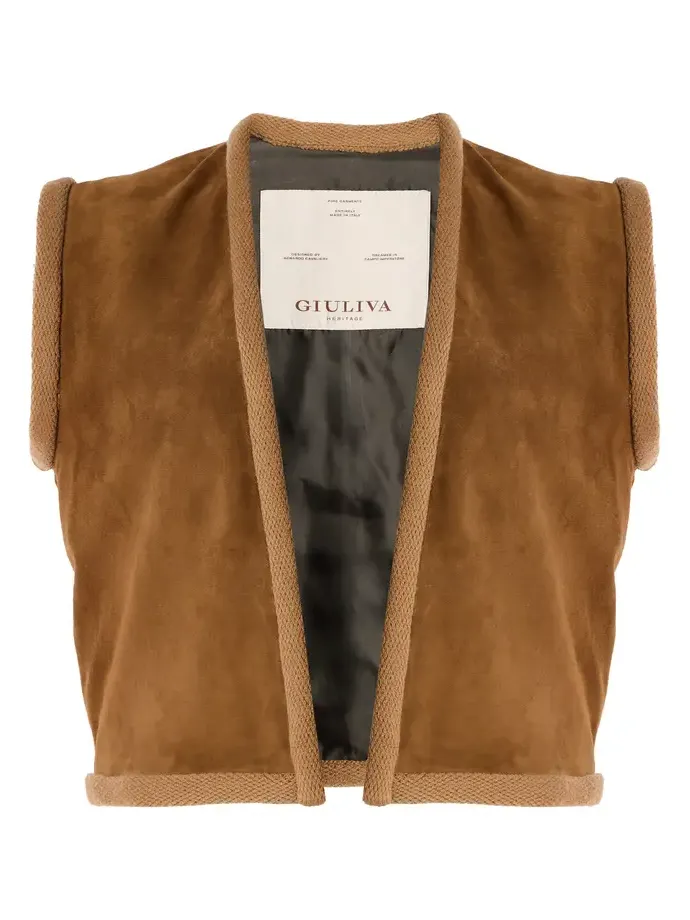 The Lia Suede Vest The Lia Suede Vest