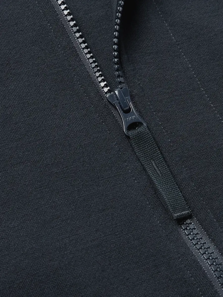 Stone Island GHOST Wool and Cotton-Blend Jersey Zip-Up Sweatshirt - Men | Thumbnail 5