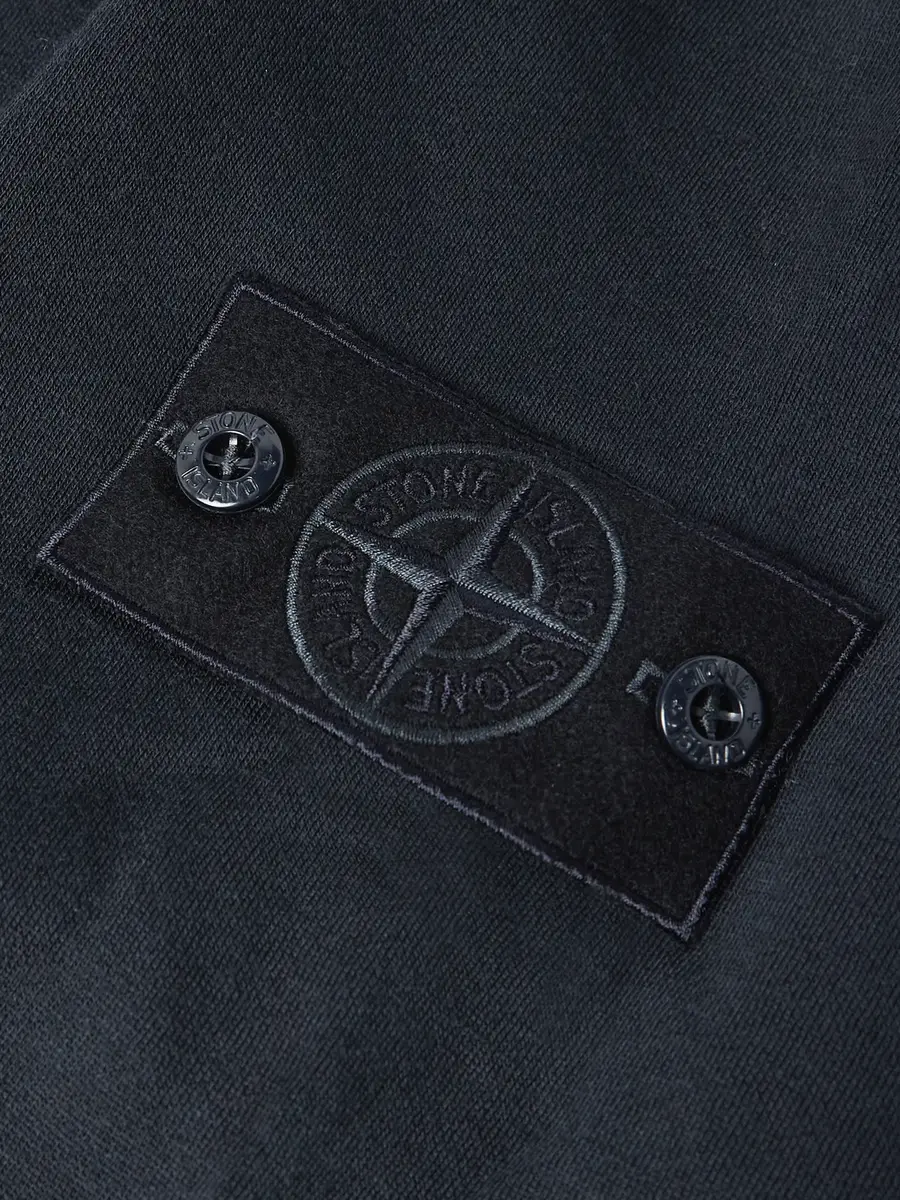 Stone Island GHOST Wool and Cotton-Blend Jersey Zip-Up Sweatshirt - Men | Thumbnail 6