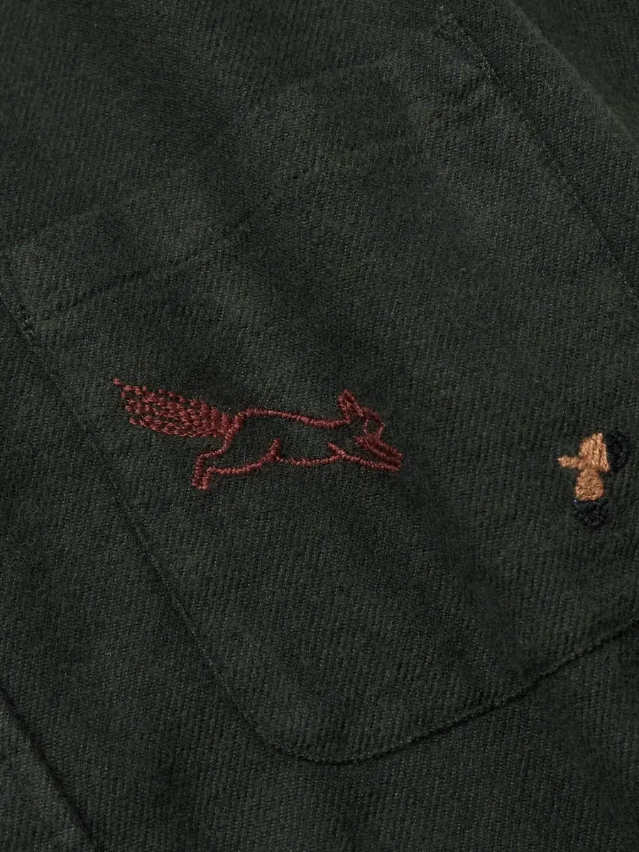 Portuguese Flannel Fall Leaves Embroidered Cotton-Flannel Shirt - Men | Thumbnail 5 Portuguese Flannel Fall Leaves Embroidered Cotton-Flannel Shirt - Men | Thumbnail 5
