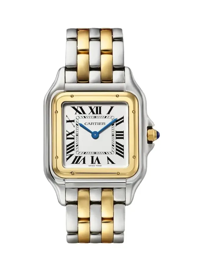 Panthère de Large 18-Karat Gold and Stainless Steel Watch, Ref. W2PN0016 - Men Panthère de Large 18-Karat Gold and Stainless Steel Watch, Ref. W2PN0016 - Men