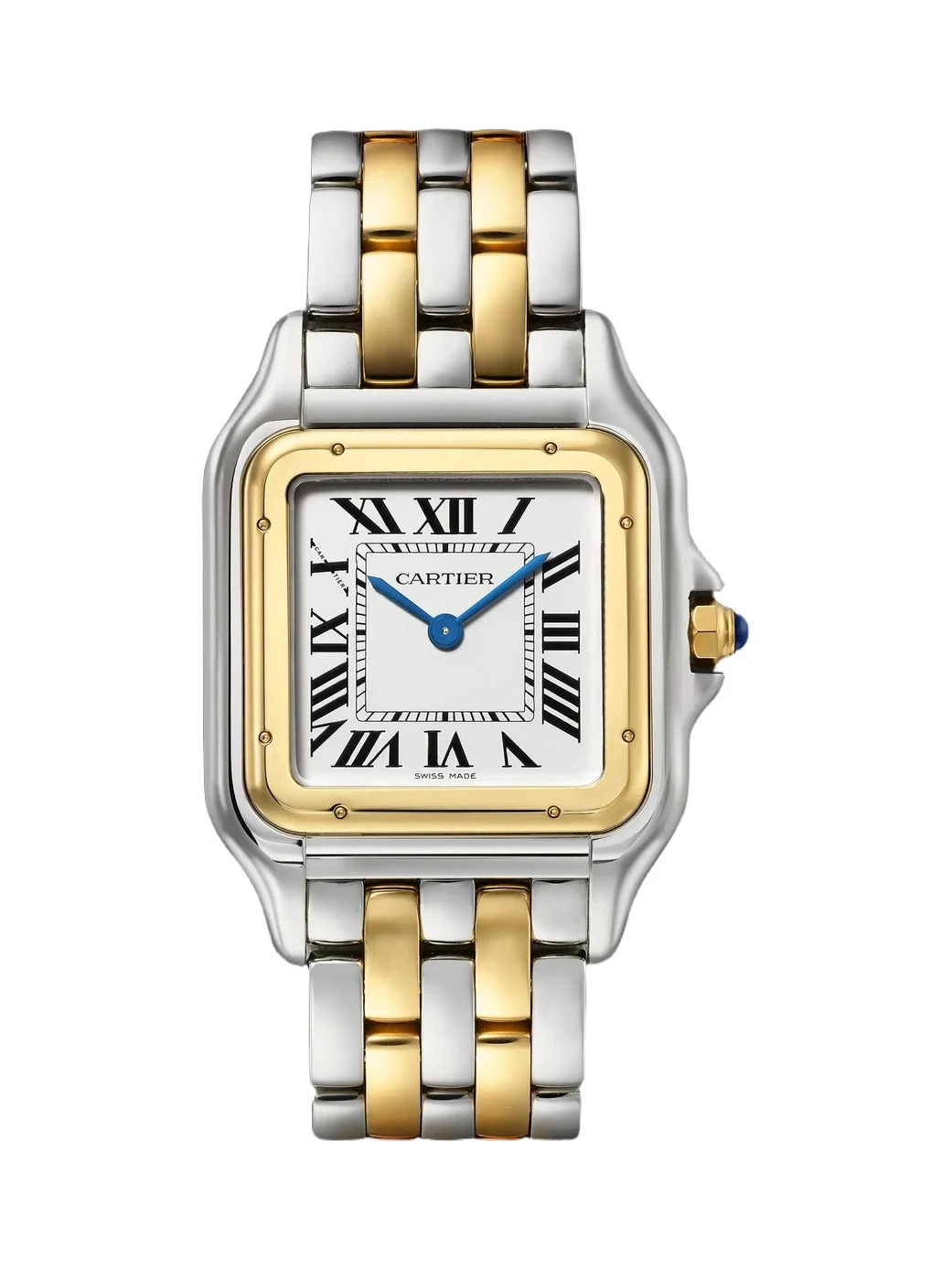 Panthère de Large 18-Karat Gold and Stainless Steel Watch, Ref. W2PN0016 - Men Panthère de Large 18-Karat Gold and Stainless Steel Watch, Ref. W2PN0016 - Men