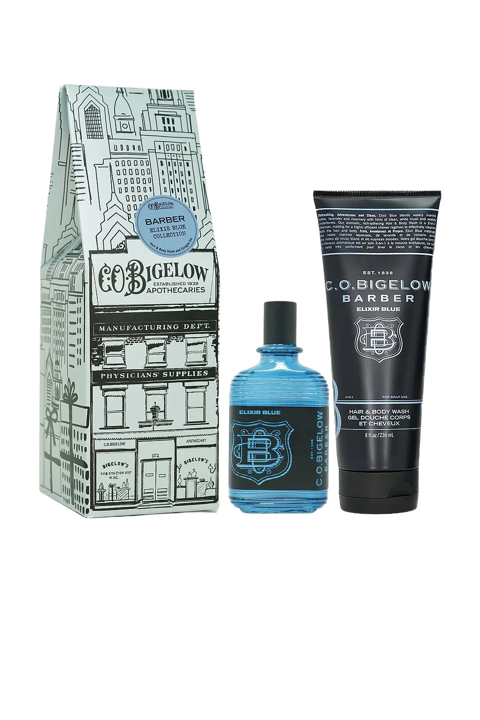 C.O. Bigelow Elixir Blue Duo Apothecary Box