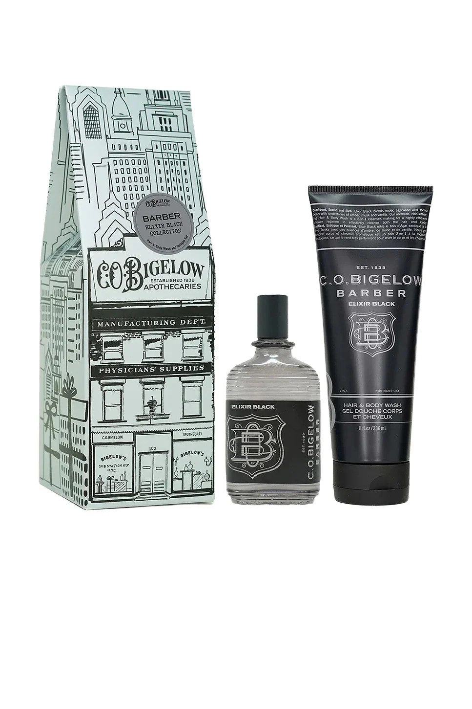 C.O. Bigelow Elixir Black Duo Apothecary Box