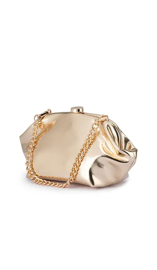 olga berg Tally Metallic Clutch | Thumbnail 2 olga berg Tally Metallic Clutch | Thumbnail 2