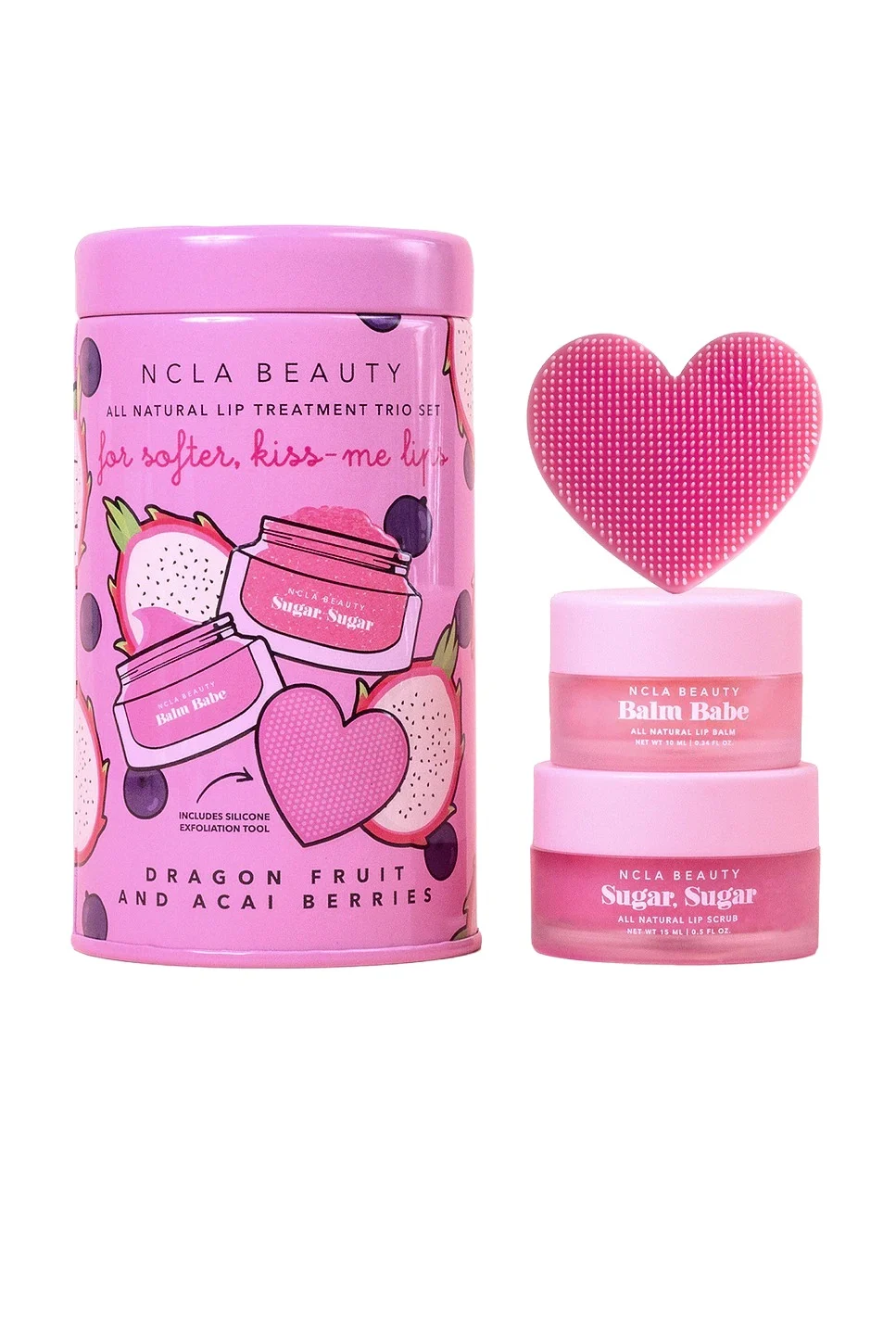 NCLA Lip Care Duo + Lip Scrubber