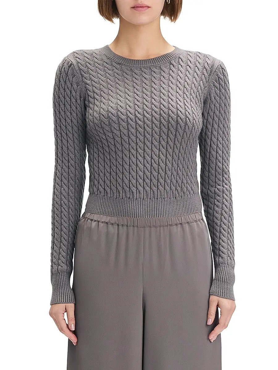 Favorite Daughter Women's Feel Good Cable-Knit Sweater | Thumbnail 4
