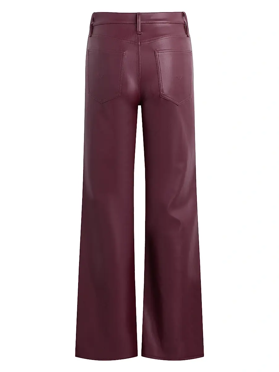 Hudson Jeans Women's Rosie Coated High-Rise Wide-Leg Jeans | Thumbnail 3 Hudson Jeans Women's Rosie Coated High-Rise Wide-Leg Jeans | Thumbnail 3