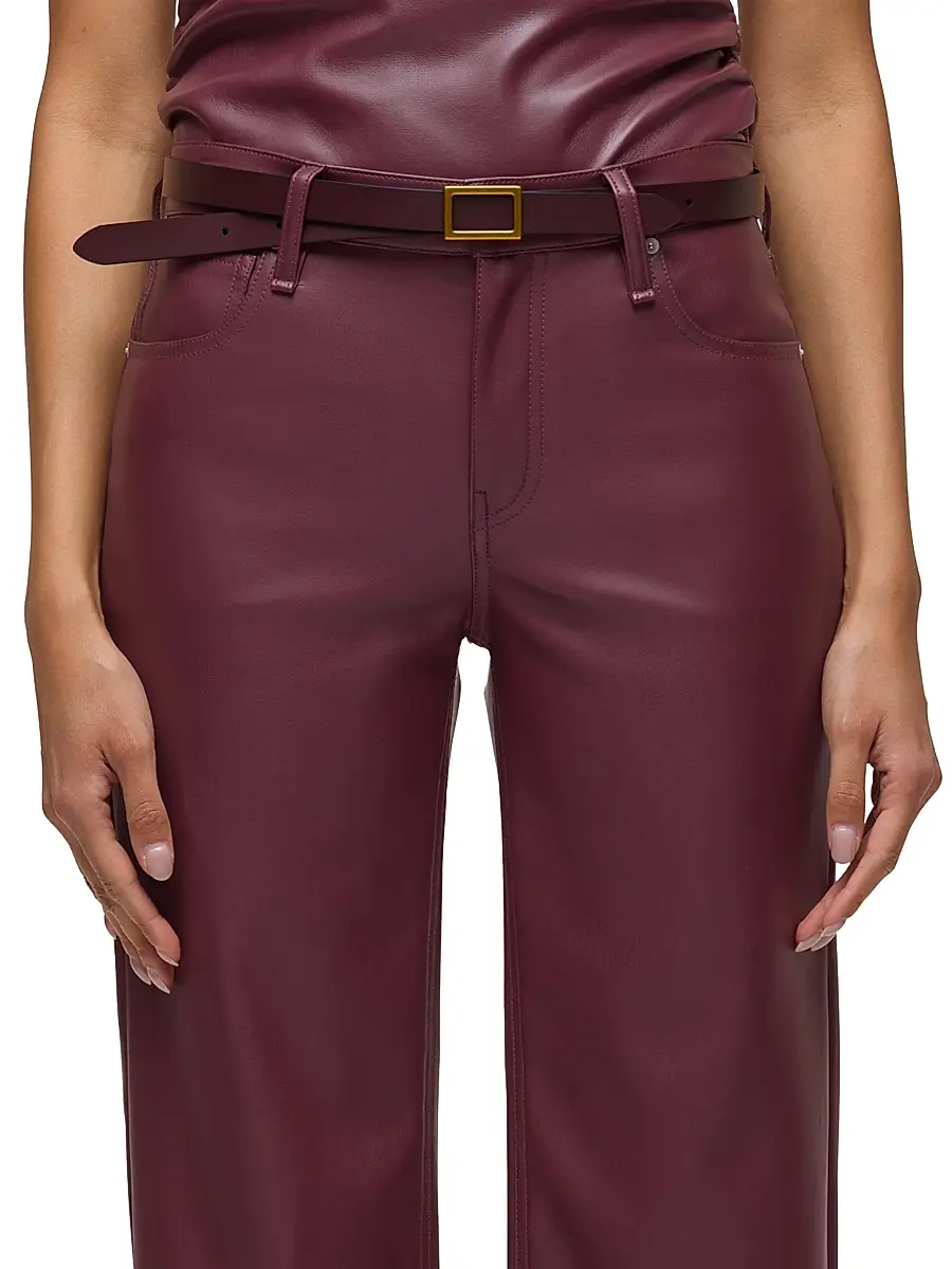 Hudson Jeans Women's Rosie Coated High-Rise Wide-Leg Jeans | Thumbnail 7 Hudson Jeans Women's Rosie Coated High-Rise Wide-Leg Jeans | Thumbnail 7