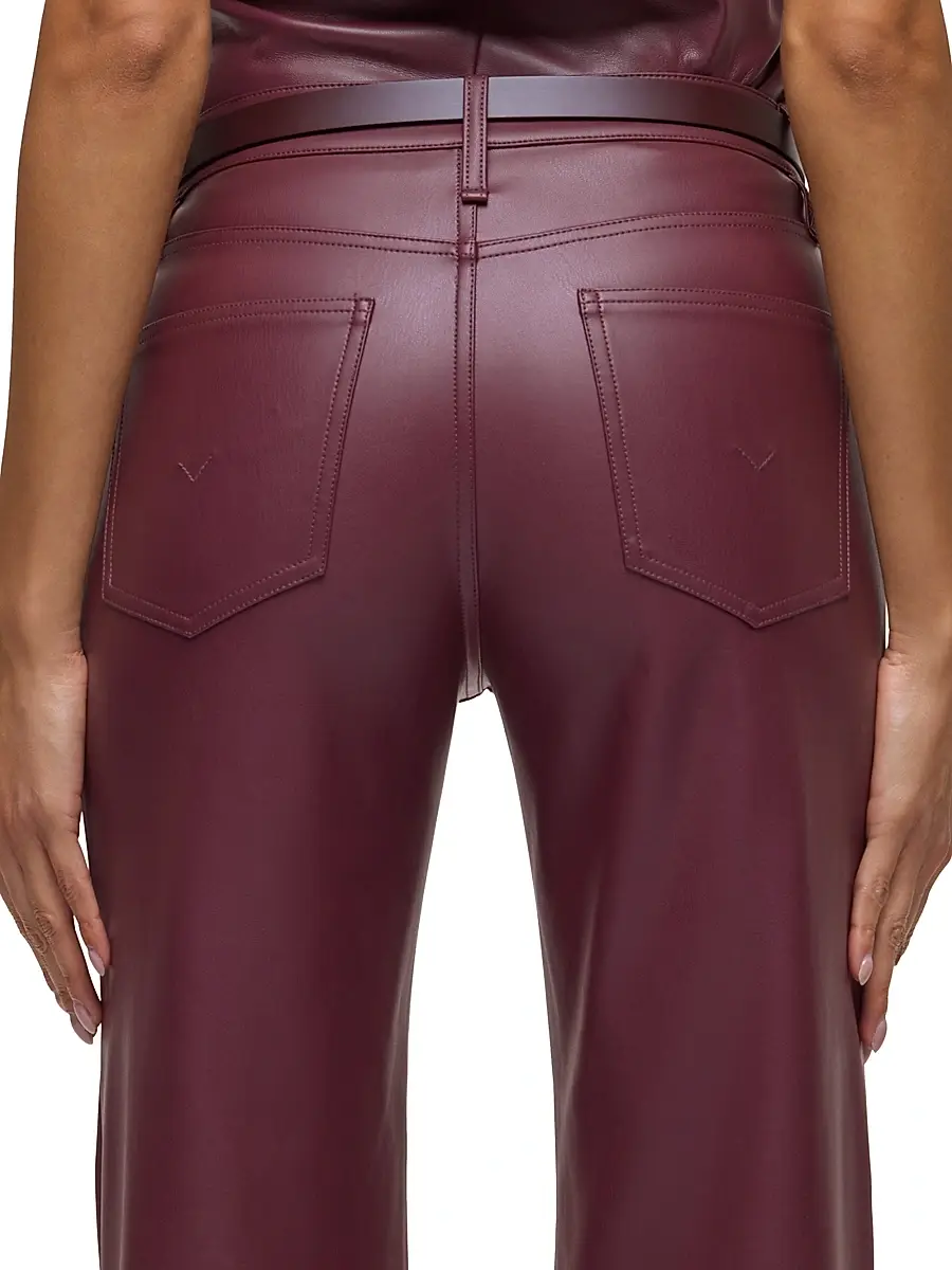 Hudson Jeans Women's Rosie Coated High-Rise Wide-Leg Jeans | Thumbnail 8 Hudson Jeans Women's Rosie Coated High-Rise Wide-Leg Jeans | Thumbnail 8