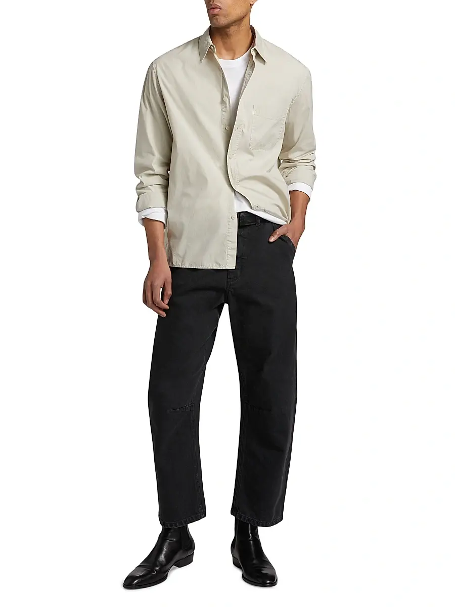 Nili Lotan Men's Emir Curved-Leg Jeans | Thumbnail 2
