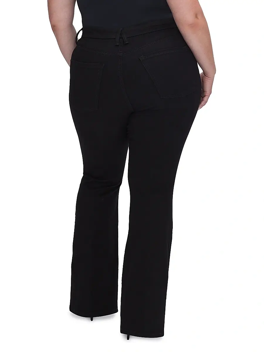 GOOD AMERICAN Women's Never Fades Good Legs Flare Jeans | Thumbnail 4 GOOD AMERICAN Women's Never Fades Good Legs Flare Jeans | Thumbnail 4