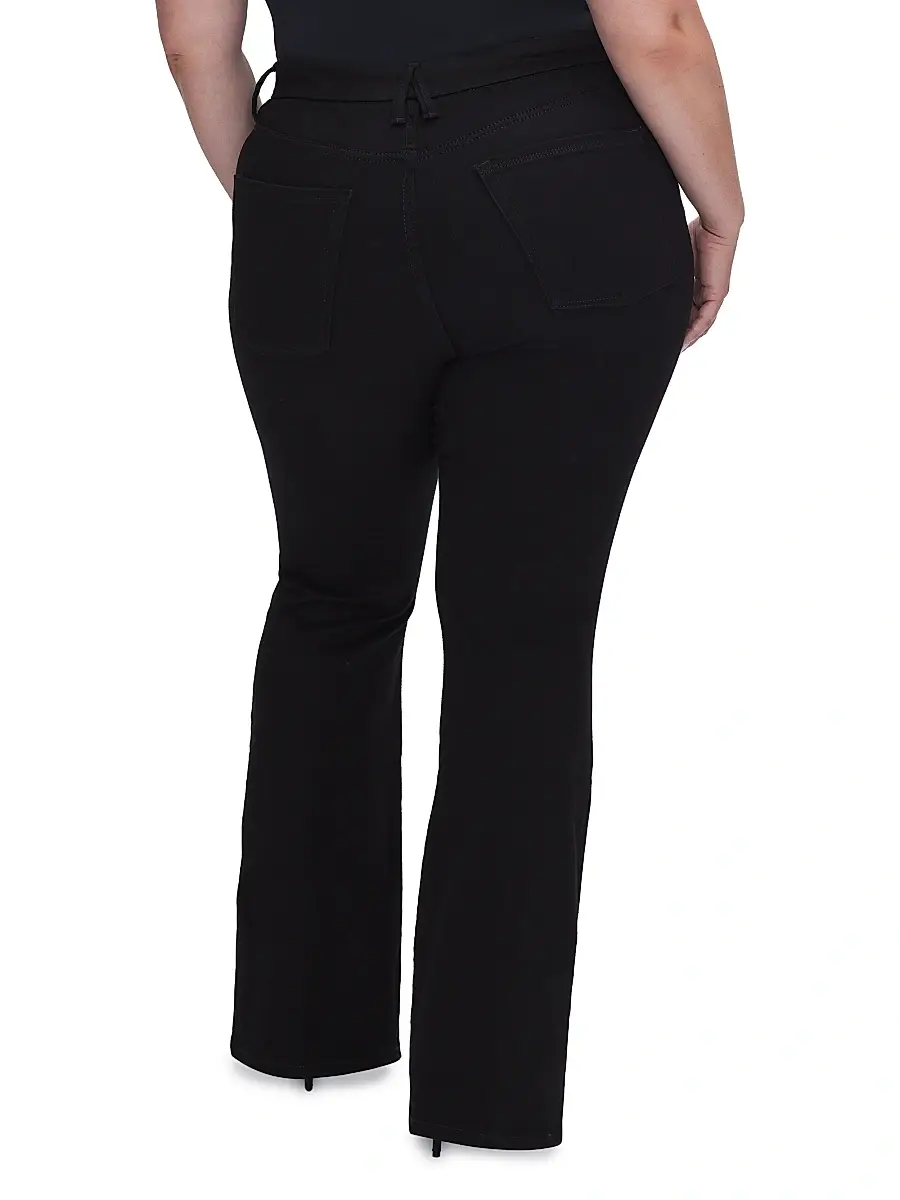 GOOD AMERICAN Women's Never Fades Good Legs Flare Jeans | Thumbnail 8 GOOD AMERICAN Women's Never Fades Good Legs Flare Jeans | Thumbnail 8